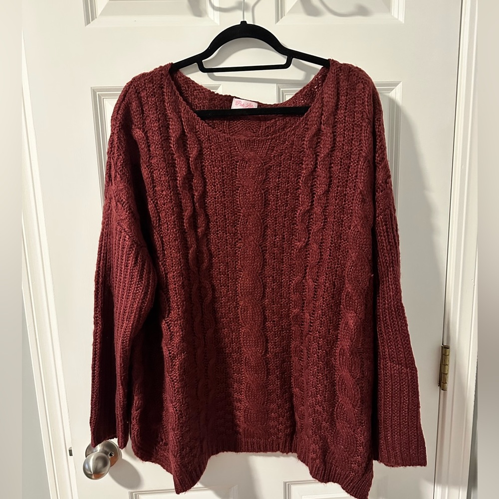 Pink Lily Knit sweater